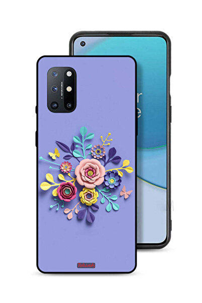 Tolwak غطاء حماية لهاتف OnePlus 8T Plus 5G برسومات زهور فنية