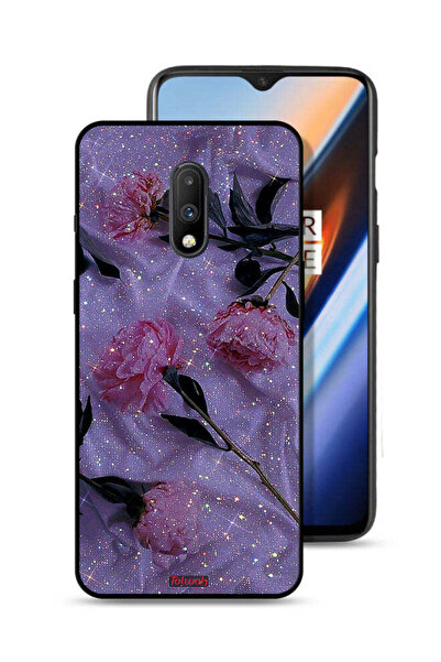 Tolwak غطاء حماية لهاتف OnePlus 7 بنقشة ورود لامعة