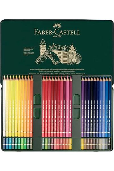 Mena Rise Şirinshop Polychromos Dry Crayons, 60 Colors 1108107