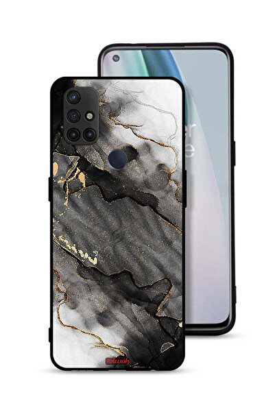 Tolwak غطاء حماية لهاتف OnePlus Nord N10 5G بلون رخامي لامع