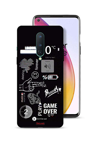 Tolwak غطاء حماية لهاتف OnePlus 8 - لعبة انتهت - بيو بيو