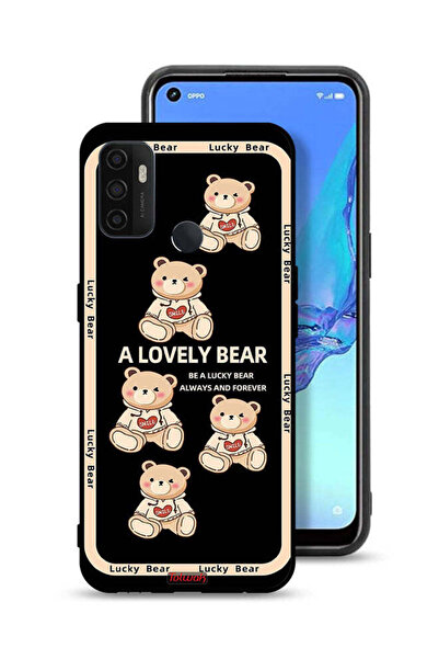 Tolwak غطاء حماية لهاتف Oppo A33 (2020) - دب جميل
