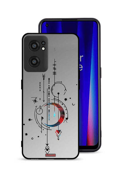 Tolwak غطاء حماية لهاتف OnePlus Nord CE 2 5G بنقشة فنية على شكل قمر وسهام