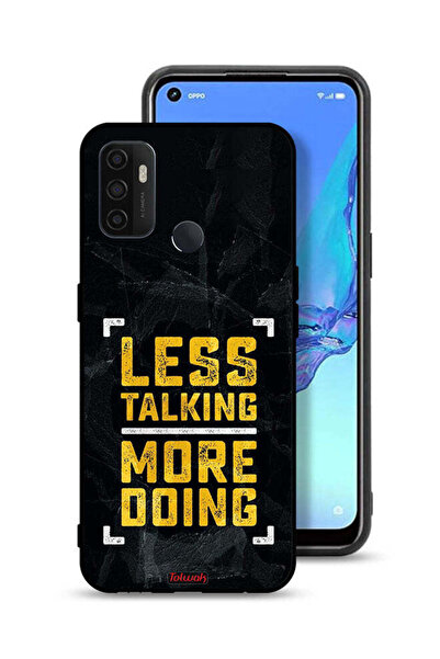 Tolwak Oppo A11s Protective Case Cover Less Talking More Doing
