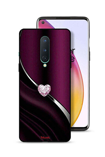 Tolwak غطاء حماية لهاتف OnePlus 8 بتصميم قلب ماسي