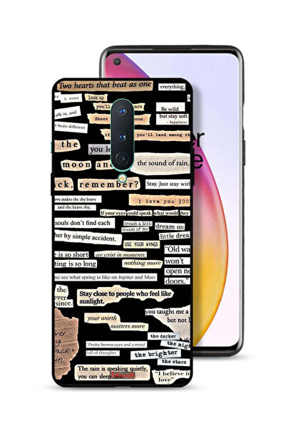 Tolwak غطاء حماية لهاتف OnePlus 8 مع ملصقات اقتباسات