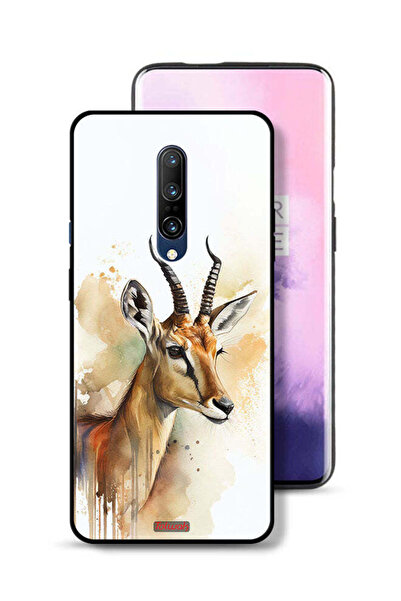 Tolwak غطاء حماية لهاتف OnePlus 7 Pro بتصميم فن تجريدي للغزلان