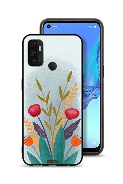 Tolwak غطاء حماية لهاتف Oppo A11s برسومات نباتية