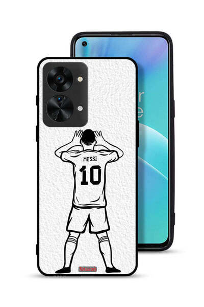 Tolwak غطاء حماية لهاتف OnePlus Nord 2T 5G برسومات ميسي سكيتش