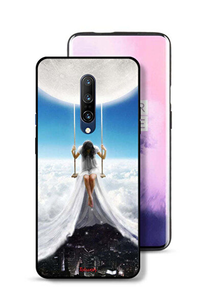 Tolwak غطاء حماية لهاتف OnePlus 7 Pro بتصميم فن مدينة الغيوم والقمر