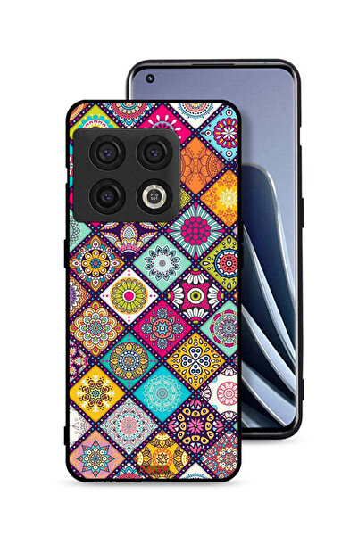 Tolwak غطاء حماية لهاتف OnePlus 10 Pro 5G بنمط مربعات ماندالا