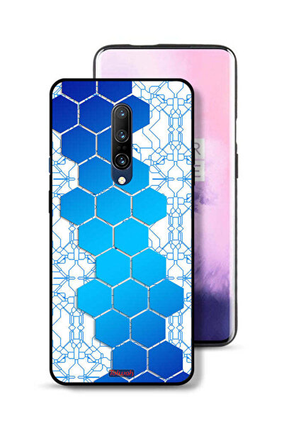 Tolwak غطاء حماية لهاتف OnePlus 7 Pro بنمط شبكة أيقونات سداسية الشكل من Honey...