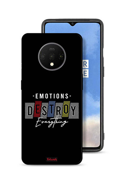 Tolwak غطاء حماية لهاتف OnePlus 7T - العواطف تدمر كل شيء
