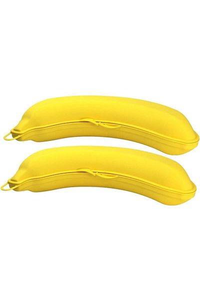 Mena Rise Diyar-Ifırsatshop Banana Shaped Storage Container, Children's Breakfast Nutrition Put Box Student Ok