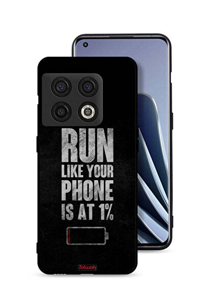 Tolwak OnePlus 10 Pro 5G Protective Case Cover Run Like Your Phone Is At 1 Percent