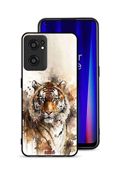 Tolwak غطاء حماية لهاتف OnePlus Nord CE 2 5G بنقشة فن تجريدي من جلد الفهد