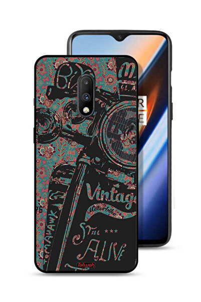 Tolwak غطاء حماية لهاتف OnePlus 7 بتصميم دراجة نارية كلاسيكية