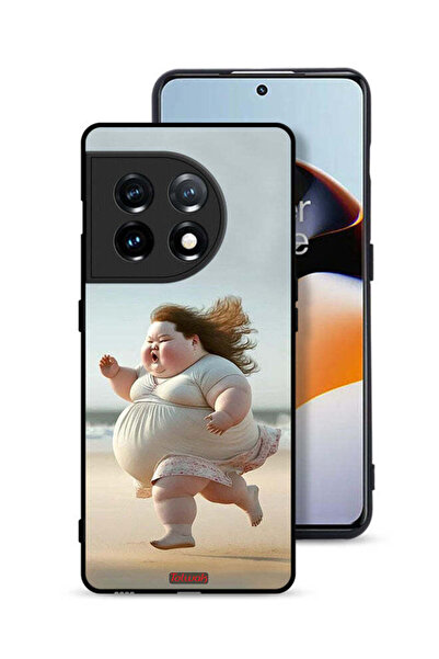 Tolwak OnePlus 11 5G Protective Case Cover Fatty Baby Girl Running