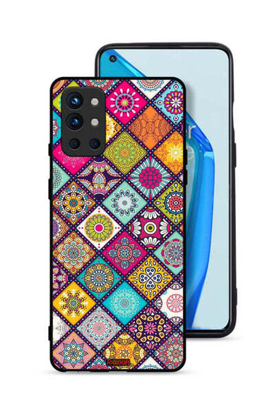 Tolwak غطاء حماية لهاتف OnePlus 9R 5G بنمط مربعات ماندالا