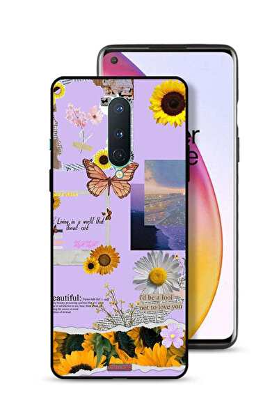 Tolwak غطاء حماية لهاتف OnePlus 8 بملصقات عباد الشمس الجميلة