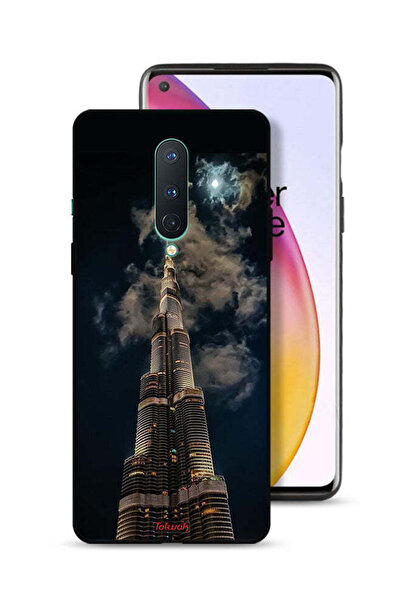 Tolwak OnePlus 8 Protective Case Cover Burj Khalifa In Night