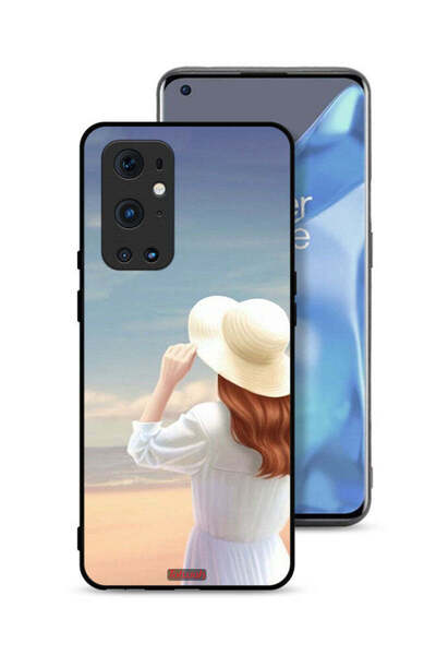 Tolwak غطاء حماية لهاتف OnePlus 9 Pro 5G بطبعة فتاة قبعة واقفة