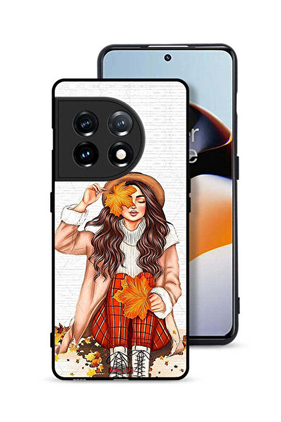 Tolwak غطاء حماية لهاتف OnePlus 11 5G يحمل صورة أوراق الخريف الفنية