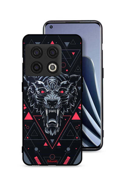 Tolwak غطاء حماية لهاتف OnePlus 10 Pro 5G بتصميم الذئب المتمرّد