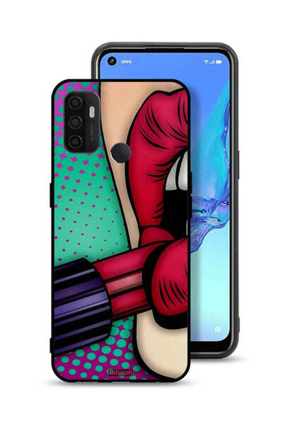 Tolwak غطاء حماية لهاتف Oppo A11s أحمر شفاه