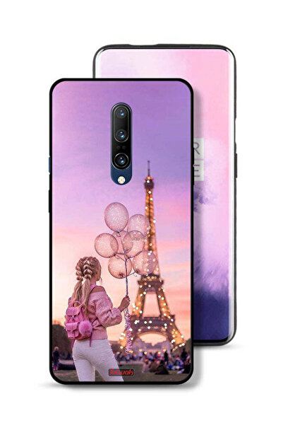 Tolwak غطاء حماية لهاتف OnePlus 7 Pro بتصميم فتاة تحمل بالونات