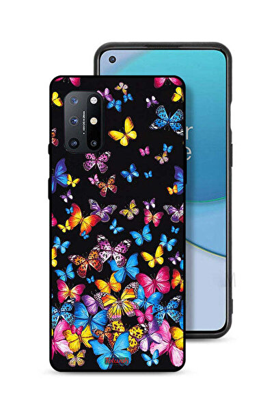 Tolwak غطاء حماية لهاتف OnePlus 8T 5G بنقشة فراشات ملونة