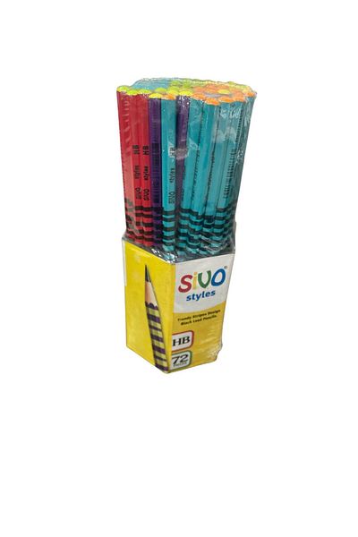Nataraj Sivo Stripes Desing Pencil Hb Pack of 72