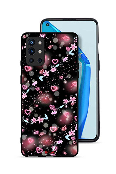 Tolwak غطاء حماية لهاتف OnePlus 9R 5G برسومات قلوب وأزهار صغيرة