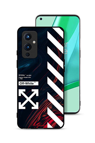 Tolwak غطاء حماية لهاتف OnePlus 9 5G، ملصق أبيض فاتح