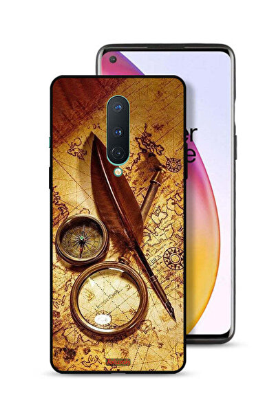 Tolwak غطاء حماية لهاتف OnePlus 8 بتصميم بوصلة عتيقة