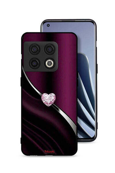 Tolwak غطاء حماية لهاتف OnePlus 10 Pro 5G بتصميم قلب ماسي