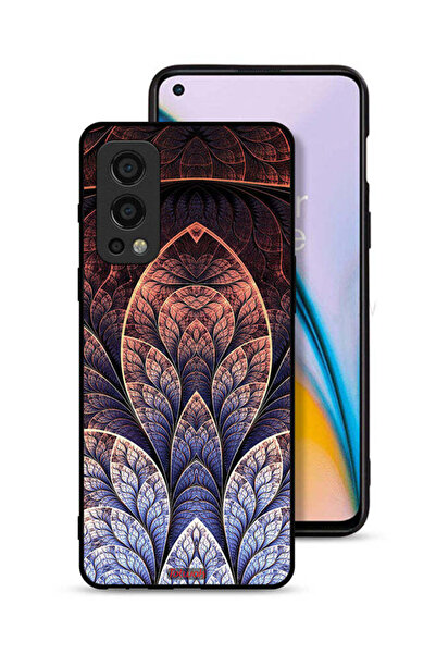 Tolwak غطاء حماية لهاتف OnePlus Nord 2 5G بتصميم زهور فركتال تجريدي