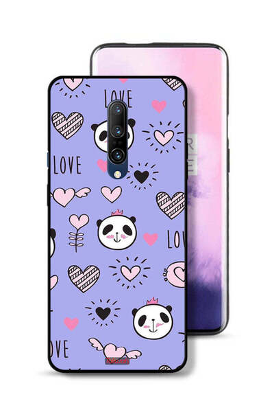Tolwak غطاء حماية لهاتف OnePlus 7 Pro بتصميم الحب والباندا