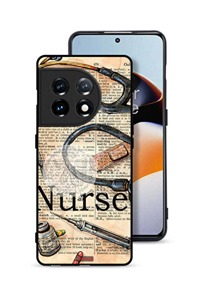 Tolwak غطاء حماية لهاتف OnePlus 11 5G بتصميم أدوات ممرضة عتيقة