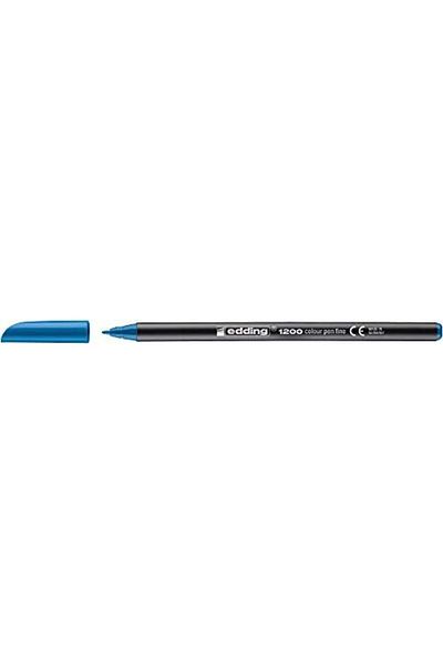 Mena Rise Şirinshop 1200 Fine Tip Felt Pen - Light Blue - 1 Pen - Round Tip 1 mm 1108107