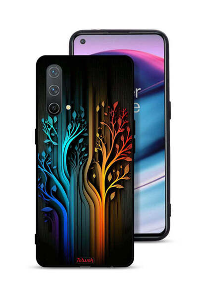 Tolwak غطاء حماية لهاتف OnePlus Nord CE 5G برسومات أوراق الشجر