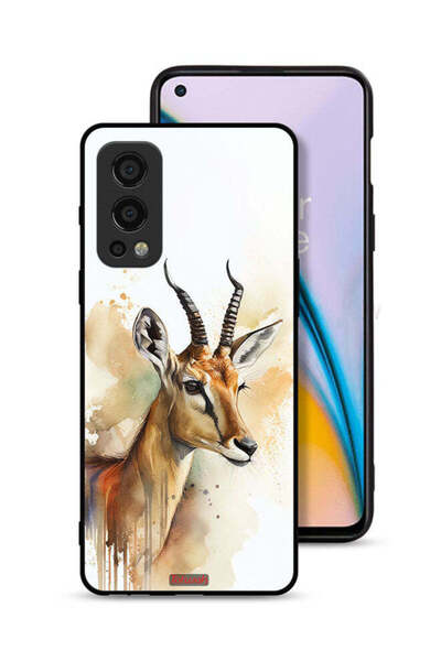 Tolwak غطاء حماية لهاتف OnePlus Nord 2 5G بطبعة غزال تجريدية