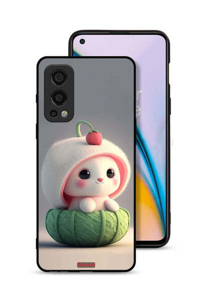 Tolwak غطاء حماية لهاتف OnePlus Nord 2 5G بتصميم أرنب صغير لطيف