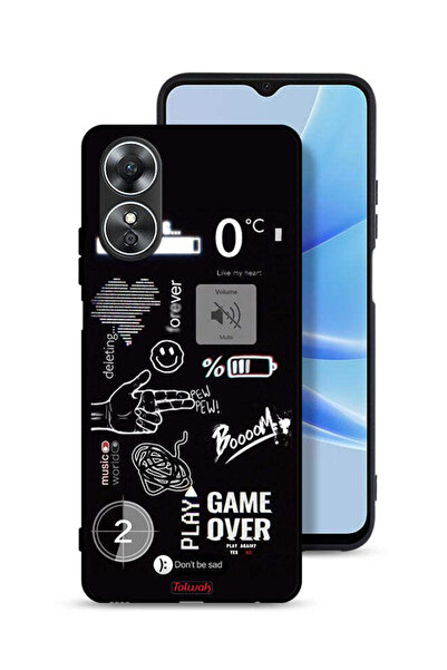 Tolwak غطاء حماية Oppo A17 - لعبة انتهت - Pew Pew