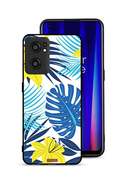 Tolwak غطاء حماية لهاتف OnePlus Nord CE 2 5G برسومات ريش وزهور