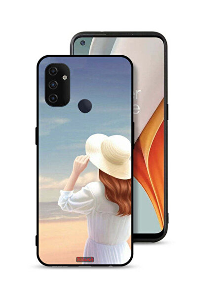 Tolwak غطاء حماية لهاتف OnePlus Nord N100 بنقشة قبعة فتاة واقفة