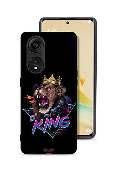 Tolwak غطاء حماية Oppo A1 Pro برسومات الأسد الملك