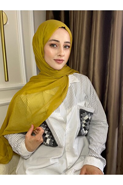 MODA DUBAİ ŞAL hardal sarısı