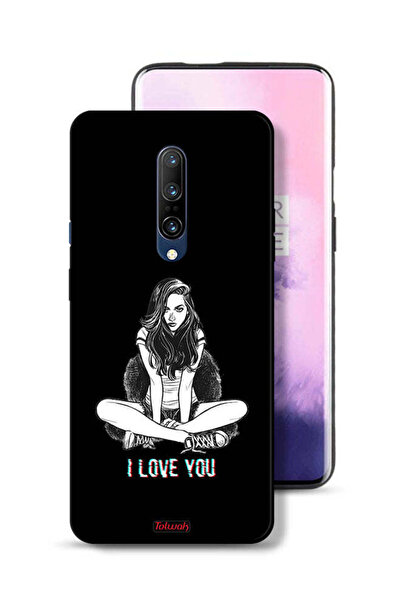 Tolwak غطاء حماية لهاتف OnePlus 7 Pro مطبوع عليه عبارة "أحبك"