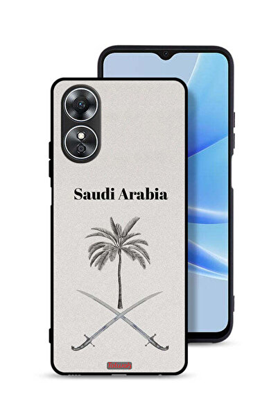 Tolwak غطاء حماية لهاتف Oppo A17 - لوحة فنية لعلامة المملكة العربية السعودية